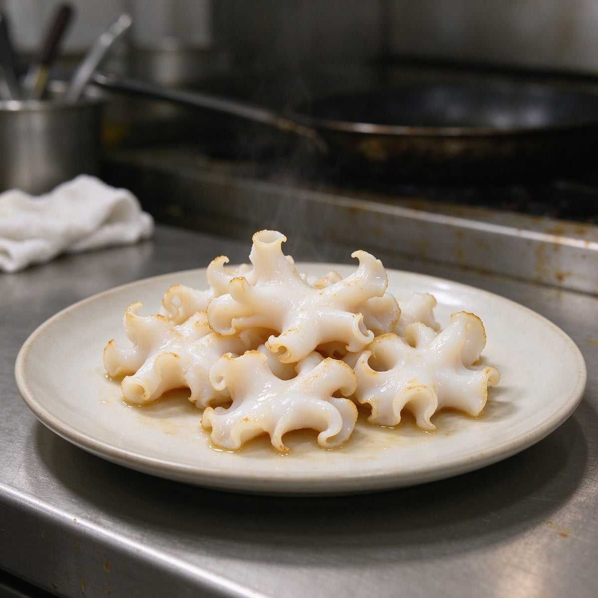 Fresh Scored Squid Rolls