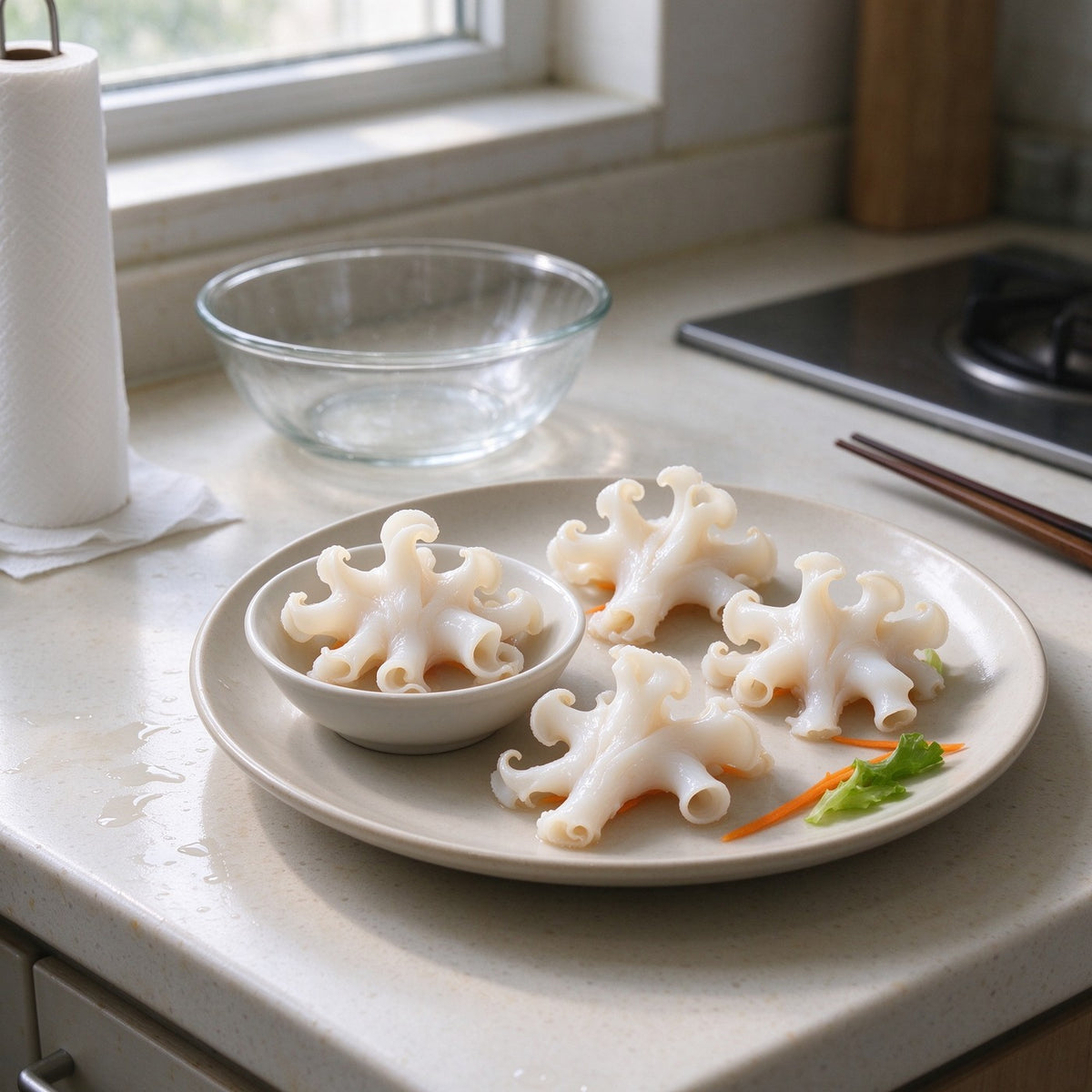 Fresh Scored Squid Rolls